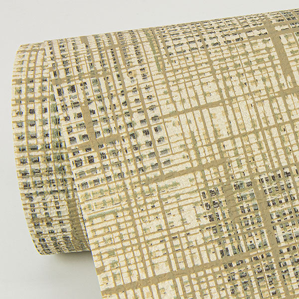 Eade’s Ting Brown Lattice Wallpaper Brown