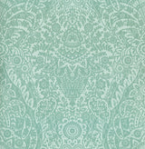 A-Street Prints 2973-87369 Maris Mint Flock Damask Wallpaper