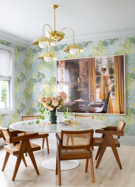 A-Street Prints 2973-90009 Brie Pastel Forest Flowers Wallpaper