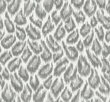 A-Street Prints 2973-90302 Electra Grey Leopard Spot String Wallpaper