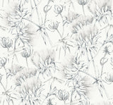 A-Street Prints 2973-90402 Mariell Grey Dragonfly Wallpaper