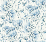 A-Street Prints 2973-90403 Mariell Blue Dragonfly Wallpaper