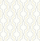 A-Street Prints 2973-90604 Rion Yellow Trellis Wallpaper