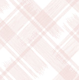 A-Street Prints 2973-90702 Zag Pink Modern Plaid Wallpaper