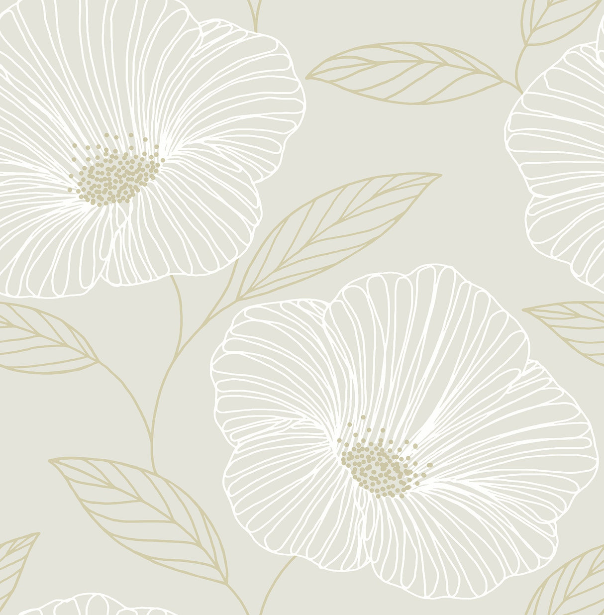 A-Street Prints 2973-91131 Mythic Dove Floral Wallpaper