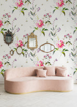 A-Street Prints 2973-92401M Pink Sinclair Wall Mural