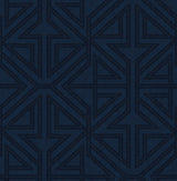 A-Street Prints 2975-26226 Kachel Indigo Geometric Wallpaper