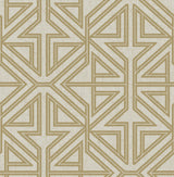 A-Street Prints 2975-26229 Kachel Gold Geometric Wallpaper