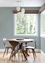 A-Street Prints 2975-26246 Felix Sky Blue Geometric Wallpaper