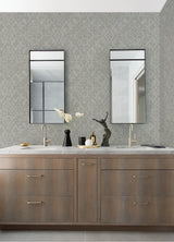 A-Street Prints 2975-26247 Felix Grey Geometric Wallpaper