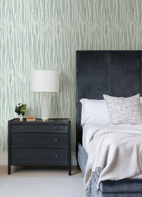 A-Street Prints 2975-26252 Nazar Green Stripe Wallpaper
