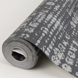 A-Street Prints 2976-86409 Celeste Silver Circle Grid Wallpaper