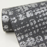 A-Street Prints 2976-86409 Celeste Silver Circle Grid Wallpaper