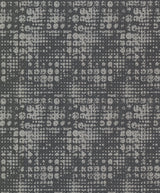 A-Street Prints 2976-86409 Celeste Silver Circle Grid Wallpaper