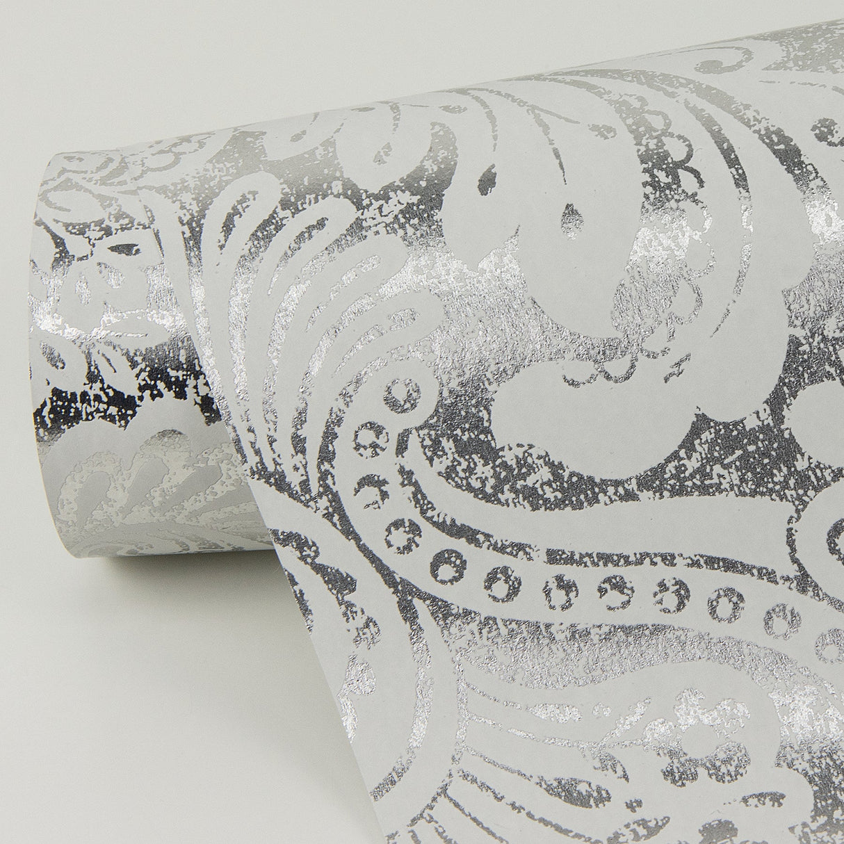 A-Street Prints 2976-86444 Artemis Platinum Damask Wallpaper