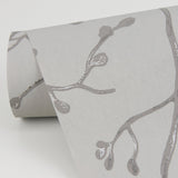 A-Street Prints 2976-86453 Koura Silver Branches Wallpaper