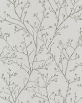 A-Street Prints 2976-86456 Koura Platinum Branches Wallpaper