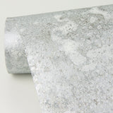 A-Street Prints 2976-86472 Kulta Silver Cement Wallpaper