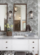 A-Street Prints 2976-86477 Toula Silver Abstract Wallpaper