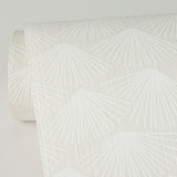 A-Street Prints 2976-86515 Asteria Dove Fan Wallpaper