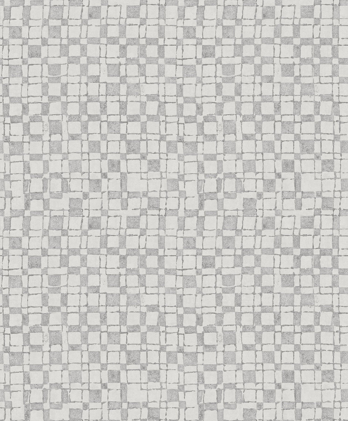 A-Street Prints 2976-86532 Sarni Platinum Grid Wallpaper