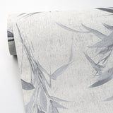 Advantage 2979-37376-5 Hali Silver Fronds Wallpaper