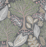Advantage 2980-26183 Kiah Grey Forest Wallpaper