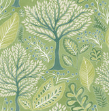 Advantage 2980-26184 Kiah Green Forest Wallpaper