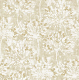 Advantage 2980-26188 Dori Gold Painterly Floral Wallpaper