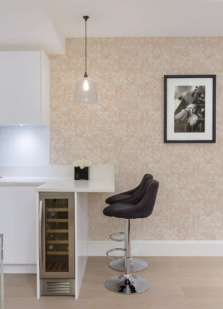 Advantage 2980-26189 Dori Blush Painterly Floral Wallpaper