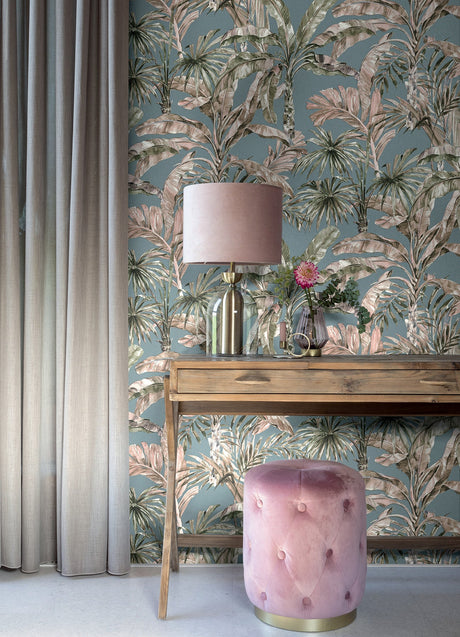 Advantage 2980-485257 Calle Light Blue Tropical Wallpaper