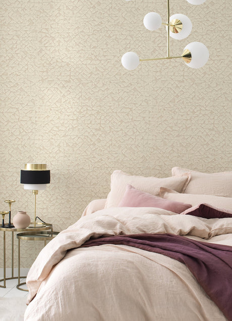 Advantage 2980-704334 Arbus Cream Geo Wallpaper