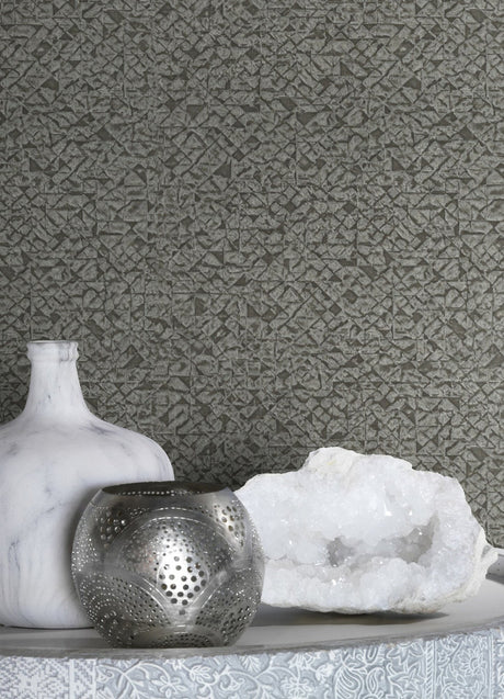 Advantage 2980-704358 Arbus Black Geo Wallpaper