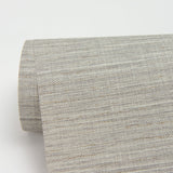 Warner 2984-2782 Bay Ridge Light Grey Faux Grasscloth Wallpaper