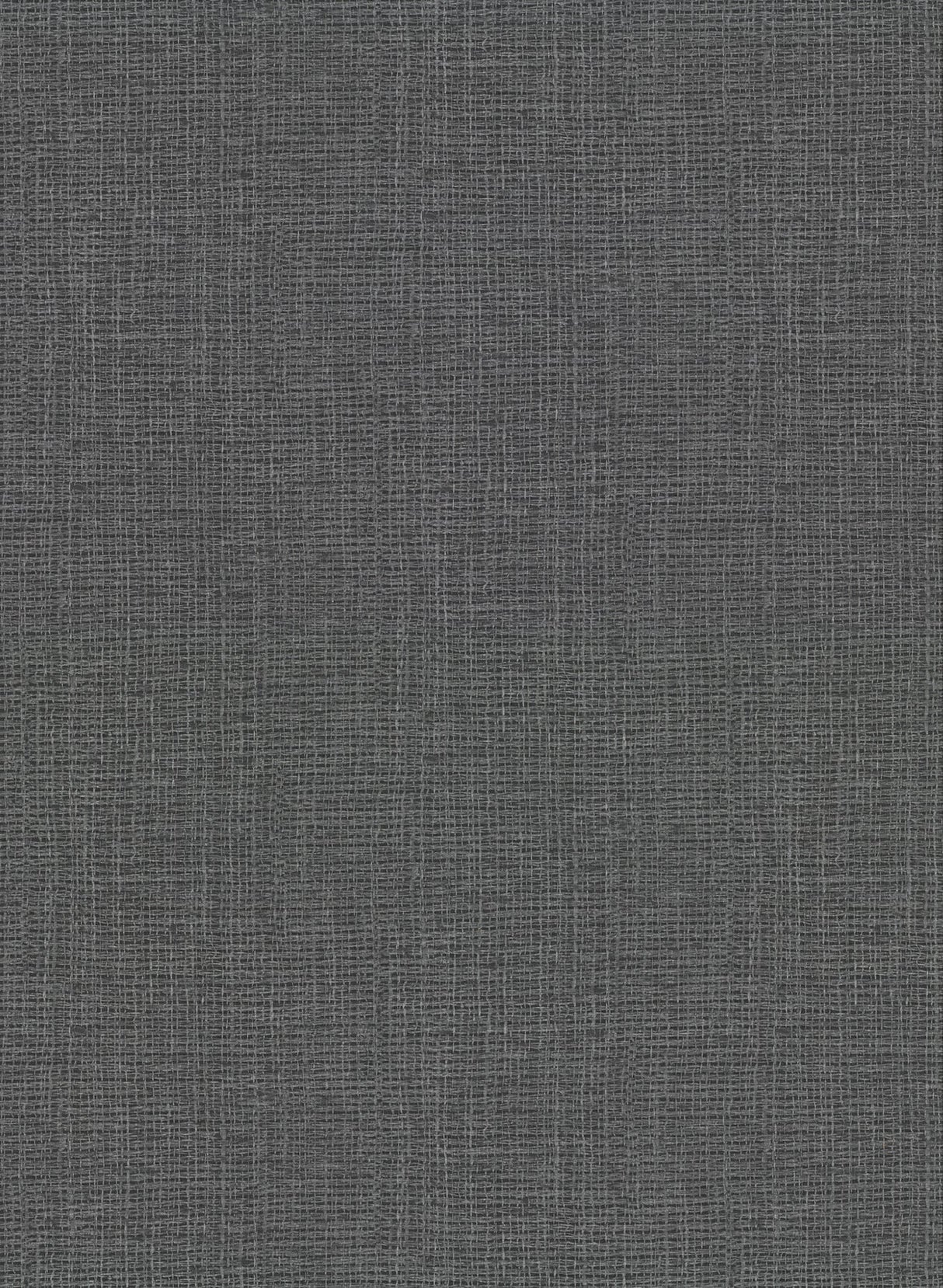 Warner 2984-50600 Claremont Black Faux Grasscloth Wallpaper