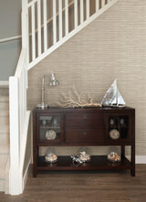 Warner 2984-8018 Bay Ridge Neutral Faux Grasscloth Wallpaper