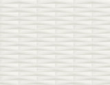 A-Street Prints 2988-70000 Gator White Geometric Stripe Wallpaper