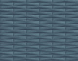 A-Street Prints 2988-70002 Gator Blue Geometric Stripe Wallpaper