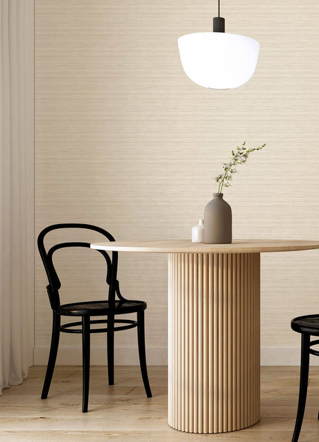 A-Street Prints 2988-70113 Shantung Beige Silk Wallpaper