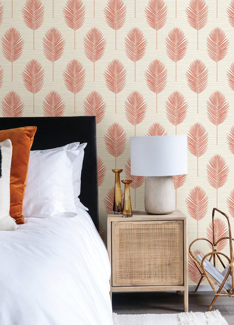 A-Street Prints 2988-70201 Bali Coral Fern Wallpaper
