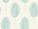 A-Street Prints 2988-70202 Bali Aqua Fern Wallpaper