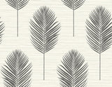 A-Street Prints 2988-70210 Bali Black Fern Wallpaper