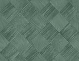 A-Street Prints 2988-70804 Thriller Green Wood Tile Wallpaper
