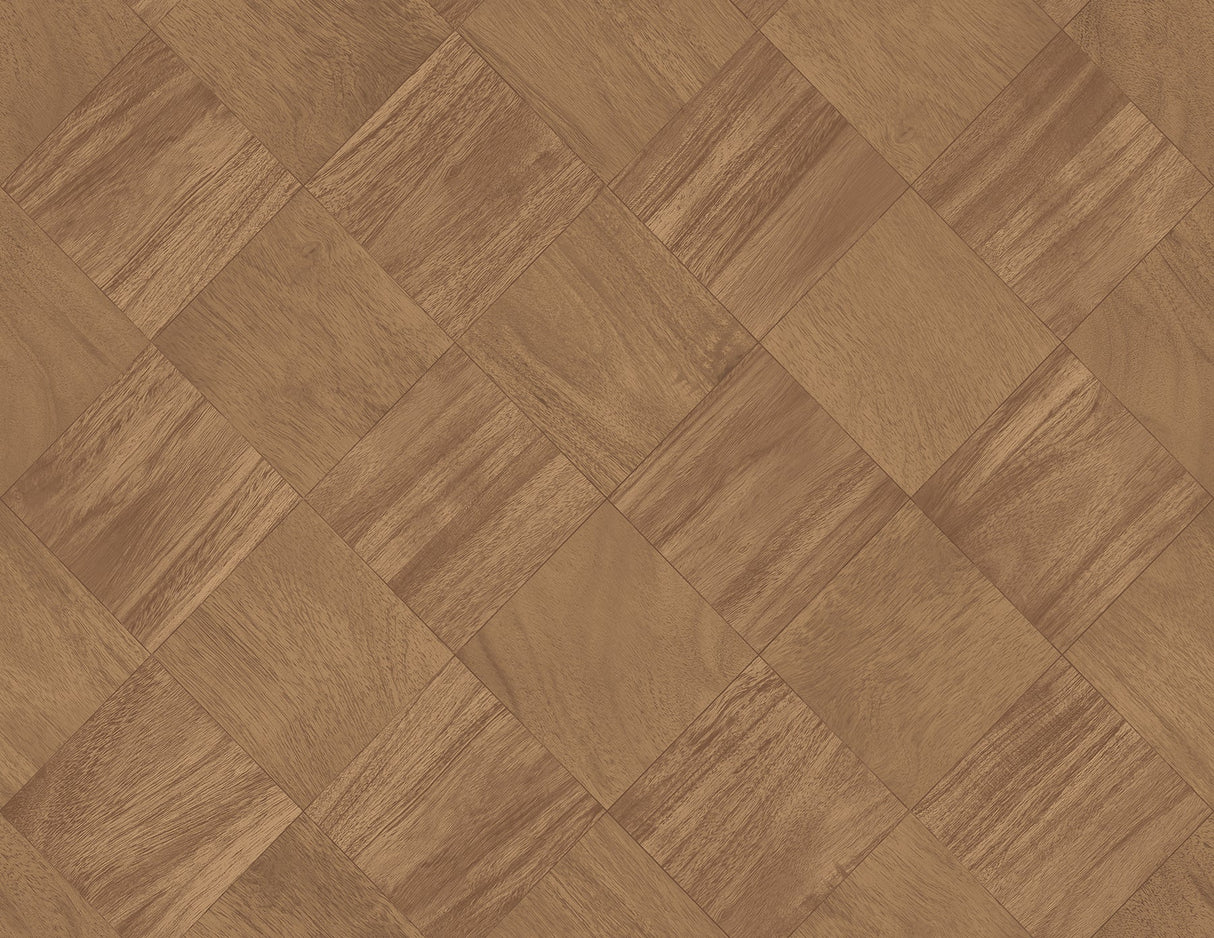 A-Street Prints 2988-70806 Thriller Chestnut Wood Tile Wallpaper