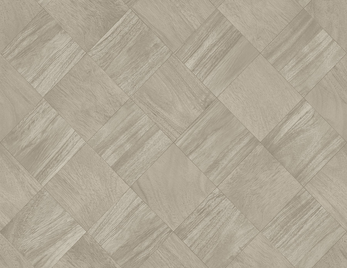 A-Street Prints 2988-70818 Thriller Grey Wood Tile Wallpaper