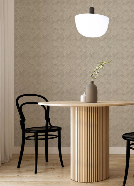 A-Street Prints 2988-70818 Thriller Grey Wood Tile Wallpaper