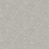 A-Street Prints 2999-13126 Wilma Grey Floral Block Print Wallpaper