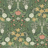 A-Street Prints 2999-24102 Froso Green Garden Damask Wallpaper