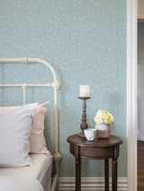 A-Street Prints 2999-24130 Hummelvik Blue Daisy Trail Wallpaper