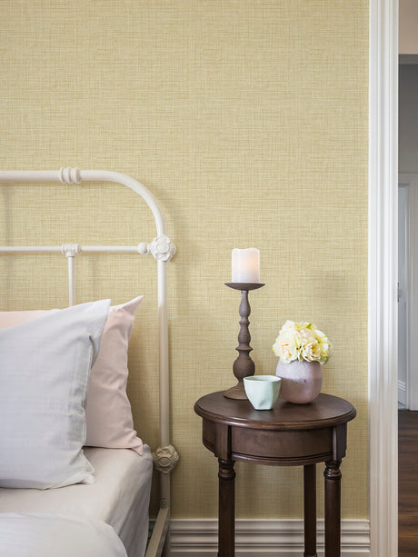 A-Street Prints 2999-25793 Tuckernuck Gold Linen Wallpaper